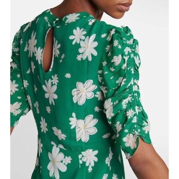 New Free People Robe Evelyn RIXO Maxi Dress Size Large - Picture 6 of 14